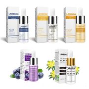 LANBENA 24K Gold Six Peptides Serum Vitamin C+Hyaluronic Acid Anti-Aging Face Cream Acne Moisturizing Whitening Skin Care set
