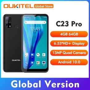 Original And New OUKITEL C23 Pro 6.53'' 4GB 64GB 720*1600 13MP MT6762V Smartphone 4G LTE Android 10 5000mAh OTG 5V/2A Mobile Phone