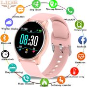 LIGE Men Women Smart Watch Sport Waterproof Fitness Tracker For Android ios Heart Rate Blood Pressure Monitor Reloj inteligente