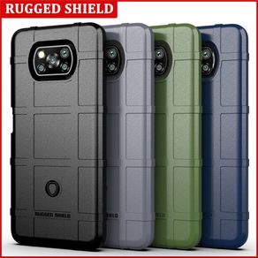 Xiaomi Poco X3 Pro Rugged Shield Silicon Case Military Heavy Duty Protect Phone Cover