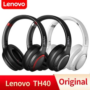 Lenovo TH40 Bluetooth Headphones HIFI Stereo Active Noise Cancelling Low Latency Foldable Wireless Gaming Headset