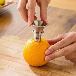 [risingmp] Stainless Steel Manual Hand Press Lemon Squeezer Fruit Orange Citrus Juicer
