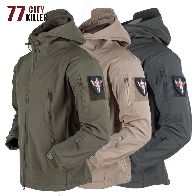 Men Army Tactical Waterproof Hard Shell 