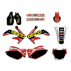 GRAPHICS BACKGROUNDS DECALS STICKERS Kits for Honda CRF450 CRF450R 2005 2006 CRF 450 450R