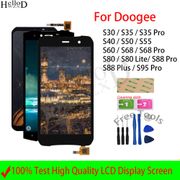 LCD For Doogee S30 S35 S40 S50 S55 S60 S68 S80 S88 S95 Pro Plus Lite Display LCD Touch Screen Digitizer Assembly Replacement