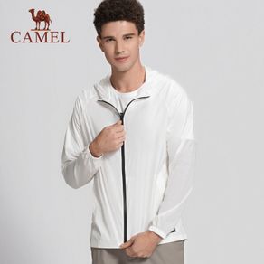 Camel outdoor mens sun protection jacket lightweight and comfortable coat for hot days