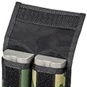 LensCoat 4-Battery Pouch for DSLR camouflage camera battery holder (Forest Green Camo) lenscoat