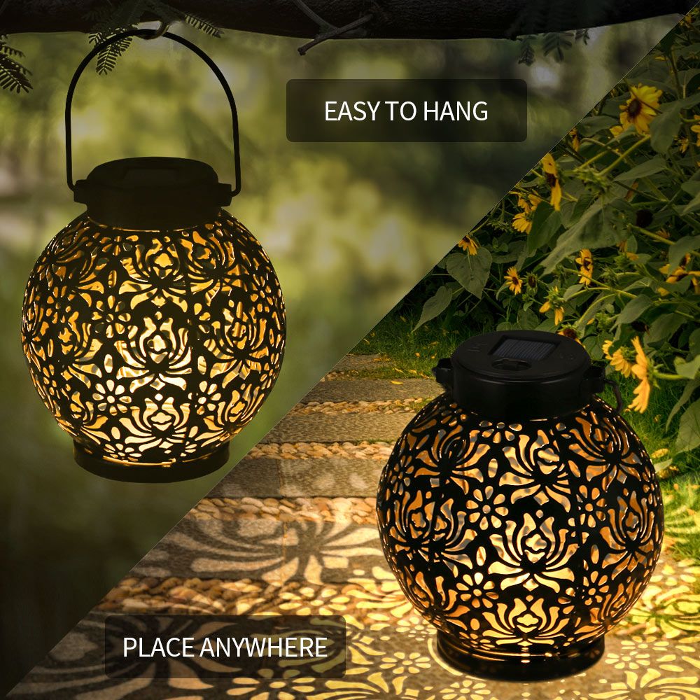 waterproof hanging solar lanterns