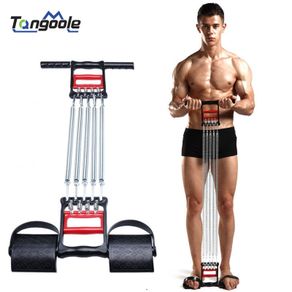 Tangoole Muti-functional Spring Chest Developer Expander Men Fitness Tension Puller Muscles Exercise Resistance Bands