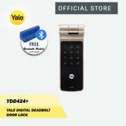 Yale YDD424+ Digital Biometric Deadbolt Lock [FREE Yale Link Bluetooth Module]