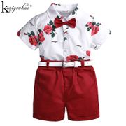 2020 Summer Boys Clothes Sets Toddler Boy Sport Suits Children Clothing Boys Gentleman Costume For Kids Clothes Set 2 4 5 6 Year