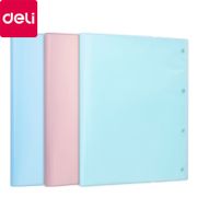 Deli 72478 strap test paper clip A3 size student folder file bag three color 30 pages / 40 pages Office supplies