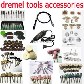 dremel rotary tool kit dremel accessories abrasive head set diamond cutting disc polishing wheel grinding set saw blade mandrel