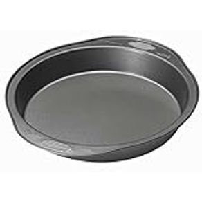 Wilton Excelle Elite Round Cake Pan, Create Delicious Cakes, Mouthwatering Quiches and More in this Even-Heating, Heavy-Duty Non-Stick Cake Pan, Steel, 9-Inch