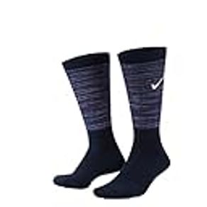 Nike Women`s Elite Crew Basketball Socks 1 Pair (College Navy(DH9825-419)/White/Black, Small)