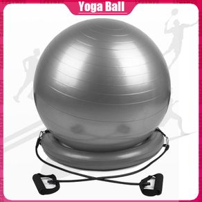 Yoga Ball Pilates Fitness Gym Balance Exercise Ball PVC Yoga Ball Base Ring Woman's Pilates Fitness Ball Exercise Equipment