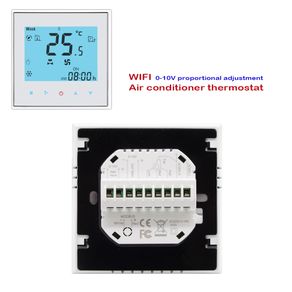 TUYA 95-240VAC 24v 2pipe WIFI Raumthermostat Switch for 3 Speed Fan Coil Units