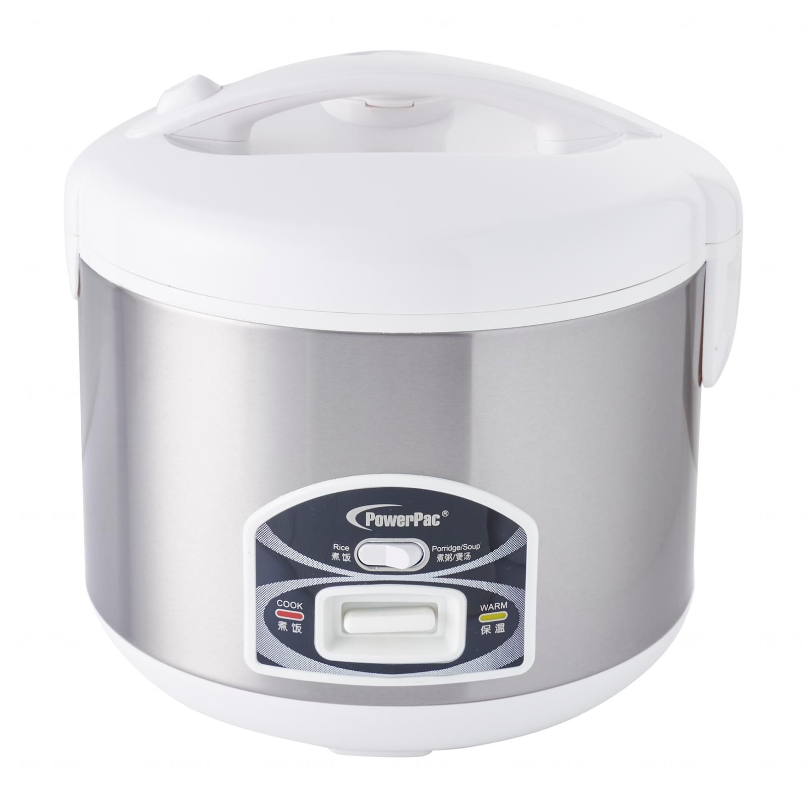 PowerPac Rice Cooker with Steamer 1L (PPRC64) 