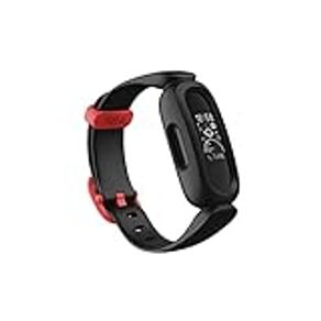 Fitbit Ace 3 Activity Tracker for Kids 6+ One Size, Black/Racer Red - Singapore Edition