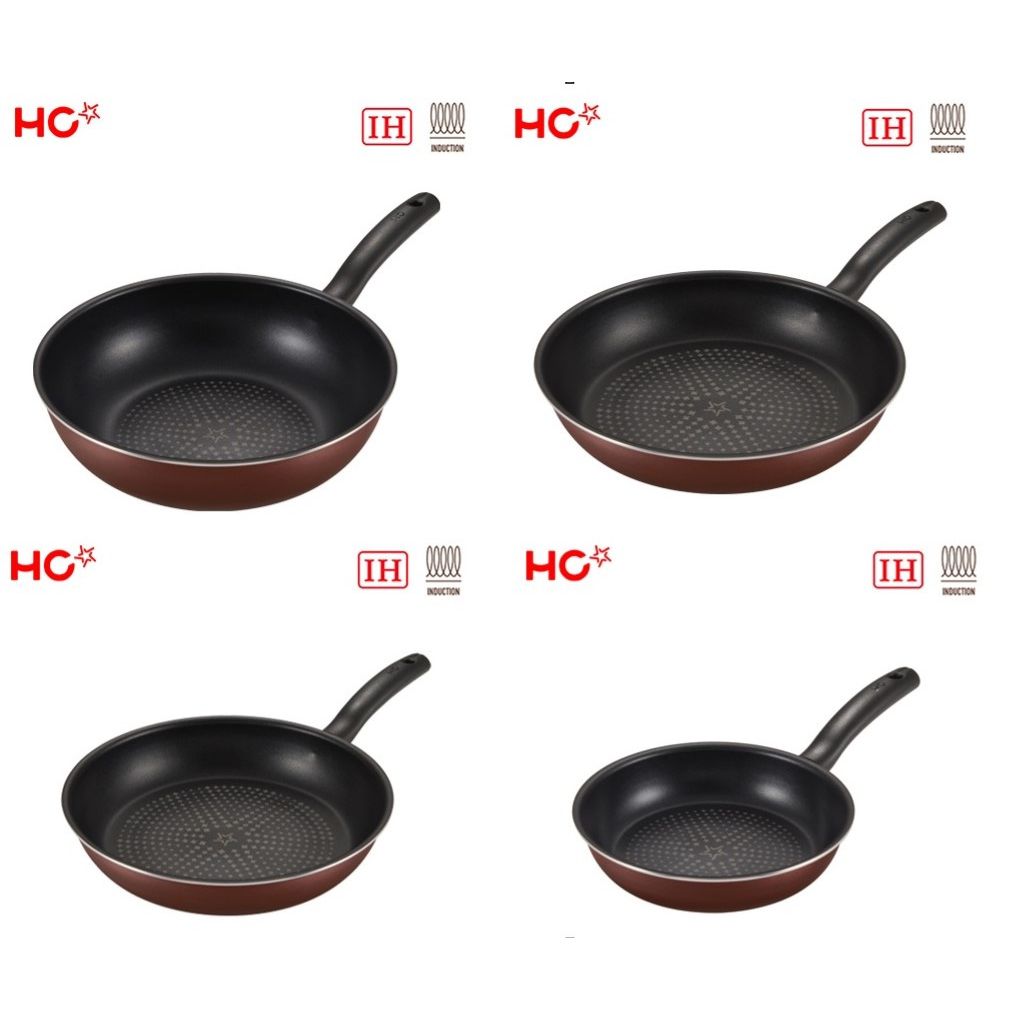 Neoflam] Made in Korea Sherbet Cookware IH Induction 26cm wok, frying pan,  grill, egg pan, nonstick