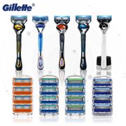 Gillette Fusion 5 Safety Razor Sensitive Skin Razor Proshield Chill Skinguard Razor Holder Plus Replacement Shaving Cassettes