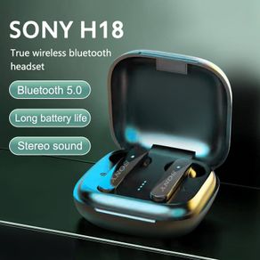 SONY H18 Wireless Headset Bluetooth V5.0 In-ear Earbuds Sports Bluetooth Headphone Earphones HiFi Stereo Music with Charging Box