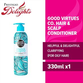 Good Virtues Co. Helpful And Delightful Clarifying Hair And Scalp Conditioner For Oily Hair 300ml (0211)