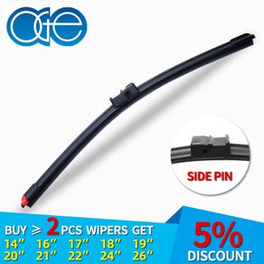 OGE 16''-32'' Replacement Side Pin Wiper Blades Wiper Windscreen Refill Wiper Blade Fit 22mm Side Lock Wiper Arm Refill Easy 1PC