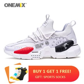 ONEMIX Men Women Running Shoes Sneakers Cushioning Breathable Mesh Sports Walking Gym Jogging Fitness Casual Shoes