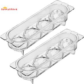 Whiskey Ice Ball Maker Clear Silicone Ice Cube Maker Tray Sphere