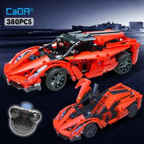 Cada 1322pcs City RC Drift Racing Vehicle Building Blocks Remote