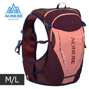 ML Size AONIJIE C9103S Ultra Vest 10L Hydration Backpack Pack Bag Soft Water Bladder Flask For Trail Running Marathon Hiking