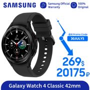 Samsung Galaxy Watch 4 Classic 42mm LTE R885 1.2&#39;&#39; AMOLED 396 x 396P NFC Smartwatch SpO2 Blood Oxygen Measure 247mAh Battery GPS PUM3