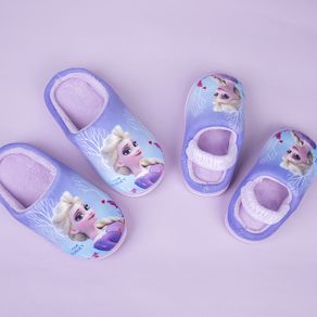 Disney children's cotton slippers winter new style Frozen slippers baby princess children elsa cotton shoes