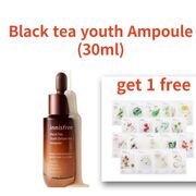 innisfree Black Tea Youth Enhancing Ampoule 30ml+real squeeze mask random 1pack