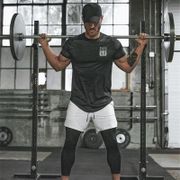 Brand Mens Muscle T shirt Bodybuilding Fitness Men Tops Mesh Quick Dry Tight Tee Shirt Gym Short Sleeve Tshirt homme