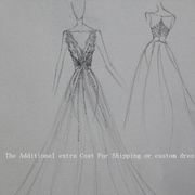 Extra Fee The Additional extra Cost For Shipping or custom dress