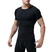 Men Sports T-shirts Short Sleeves Running Jogging Sportswear Gym Fitness Exercise Tops Training Workout Tights High Elasticity