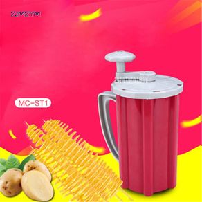 Manual Magic Roller Spiral Radish Potato Spiral Cutter Rotating Machine