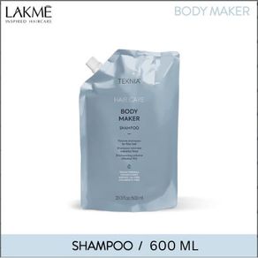 Lakme Teknia Body Maker Shampoo 600ml Refill Pack