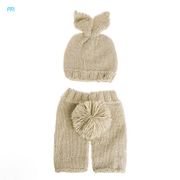 pri Newborn Baby Girl Boy Rabbit Crochet Knit Costume Prop Outfits Photo Photography