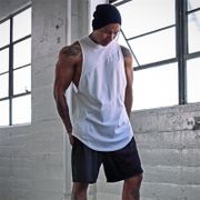 Muscleguys Brand Bodybuilding Clothing Fitness Stringer Tank Top Men Gyms Tanktop Singlet Sportswear Sleeveless Shirt Solid Vest