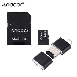 Andoer 32GB Class 10 Memory Card TF Card TF Card Adapter for Camera Car Camera Cell Phone Table PC Audio Player GPS