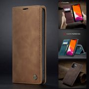 For Iphone 12 Mini 12 Pro Max Iphone12 Retro Frosted PU Leather Mobile Phone Case Card Slot wallet Bracket Magnet Flip Shockproof Casing Protection Cover For I12 Iphone12Pro 6.1 12promax