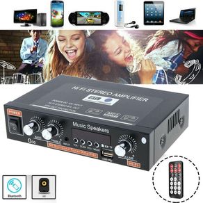 12V/220V 360W G919 Mini Amplificador Audio Bluetooth Stereo Power Amplifier  Digital FM SD Hifi 2CH Amp Music Player For Car Home - AliExpress