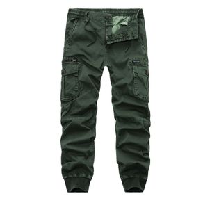 2022 Men's Tactical Cargo Pants Men Combat Army Military Pants Cotton Multi Pockets Stretch Man Casual Trouser ABZ616