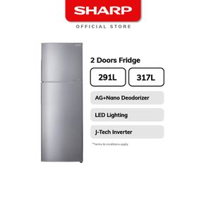 Sharp Top Freezer Refrigerator SJ-RX42E-SL2