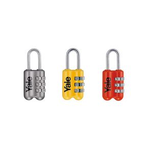 Yale Colored Luggage 3-Digit Combination Lock YP2/23/128