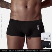 PUMP Popular Low waist Modal Letter Underwear Mens Boxer Homme LOGO Milk Fiber Quick Dry New Arrival Male Underwear PU5504
