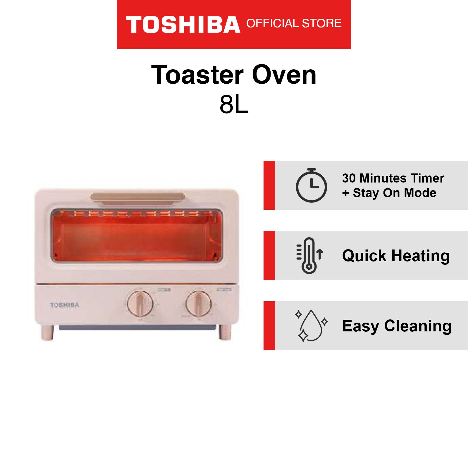Toshiba MS1-TC20SF(BK) Steam Oven